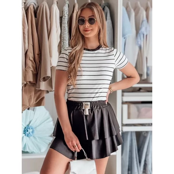  Fusta doamnelor DSTREET FALBELA CY0494 NEGRU 