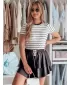 Fusta doamnelor DSTREET FALBELA CY0494 NEGRU