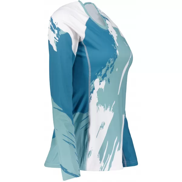  Tricou funcțional pentru femei cu mâneci lungi premium ALTISPORT VOJ/ALW081TR03 ALBASTRU 