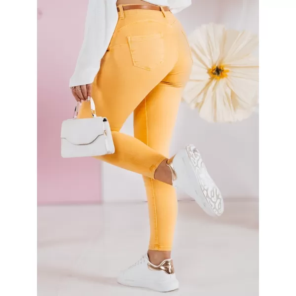  Pantalonii pentru doamne DSTREET CLARET UY2454 CHIHLIMBAR 