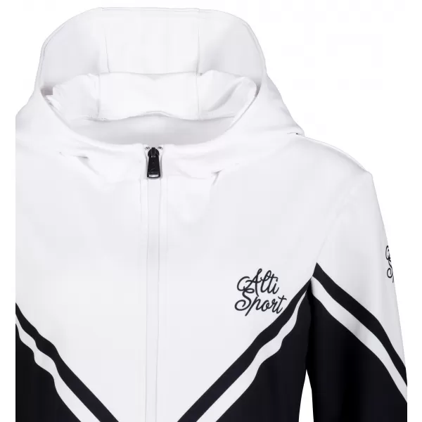  Panoul funcțional pentru femei pe Zip Premium ALTISPORT VOJ/ALW101MI02 ALB -NEGRU 