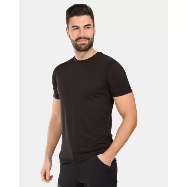  Tricou pentru bărbați din lână merino KILPI SLOPER-M YM0311KI NEGRU 