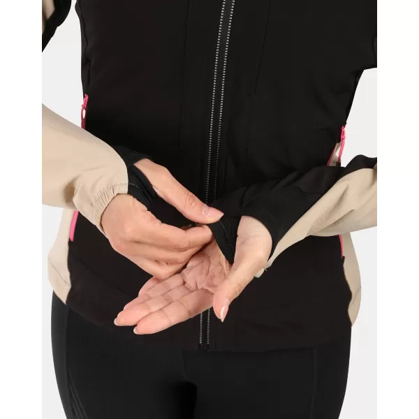  Geacă de softshell pentru femei KILPI BALEO-W YL0125KI BEJ 