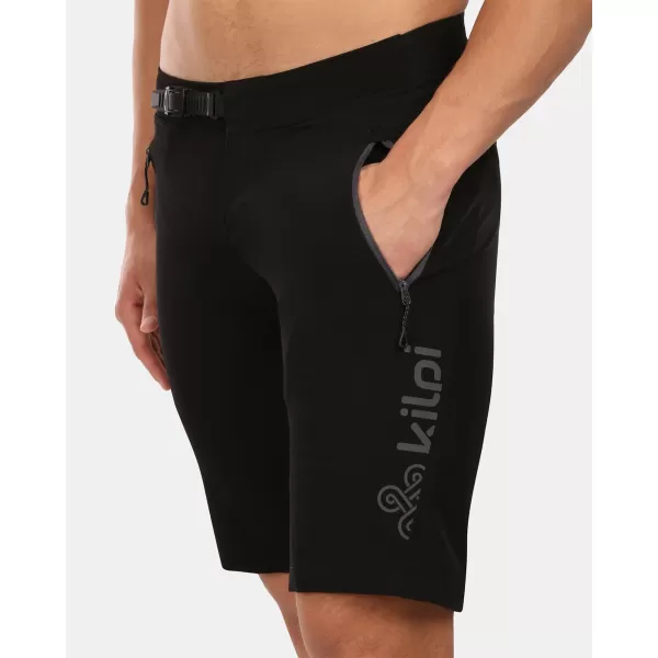  Pantaloni scurți pentru biciclete pentru bărbați KILPI HIXON-M YM0454KI NEGRU 