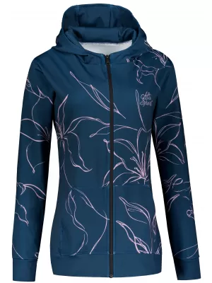 Panoul funcțional pentru femei pe Zip Premium ALTISPORT VOJ/ALW100MI02 ALBASTRU ÎNCHIS/ROZ