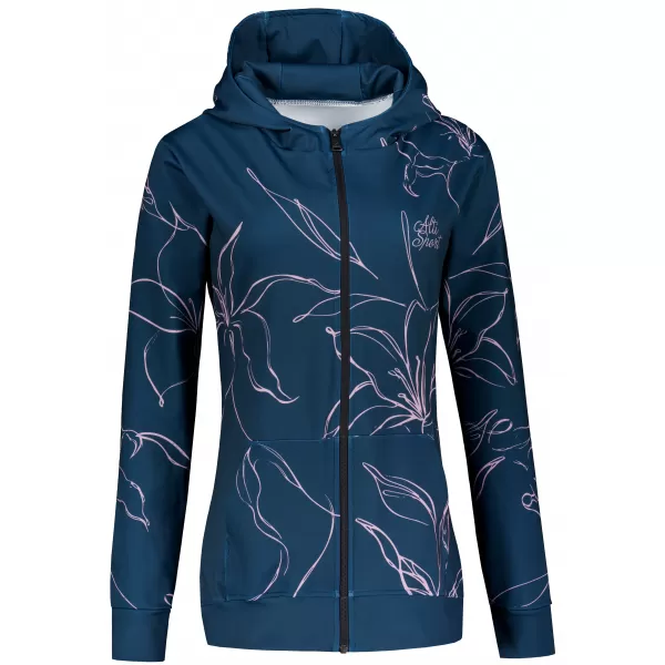  Panoul funcțional pentru femei pe Zip Premium ALTISPORT VOJ/ALW100MI02 ALBASTRU ÎNCHIS/ROZ 