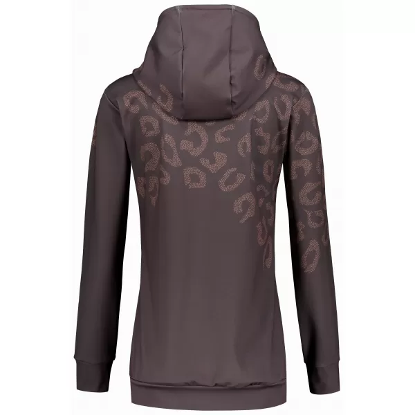  Premium cu hanorac funcțional pentru femei ALTISPORT VOJ/ALW047MI01 MARO ÎNCHIS 