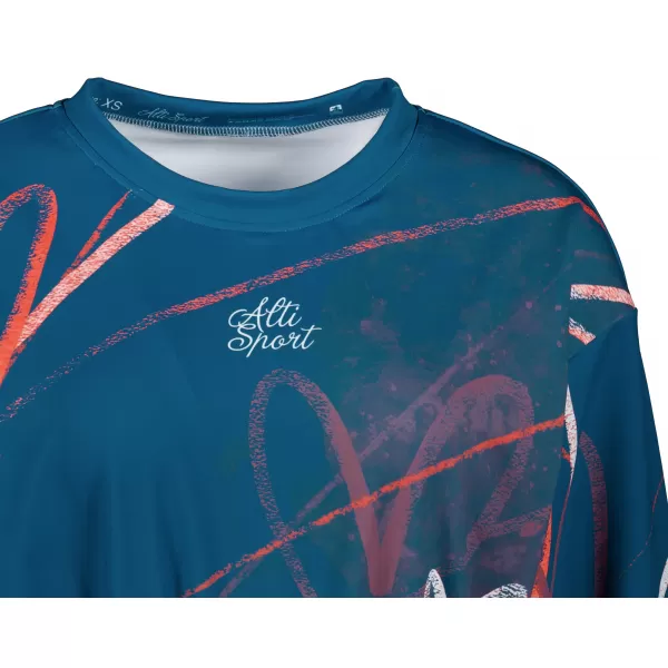  Premium cu hanorac decupat funcțional pentru femei ALTISPORT VOJ/ALW082MI08 KEROSEN 
