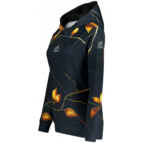  Premium cu hanorac funcțional pentru femei ALTISPORT VOJ/ALW097MI01 FRUNZE DE AUR 