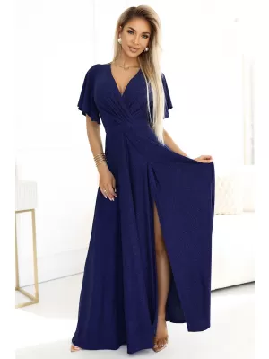 Rochie NUMOCO JENNIFER 581-5 ALBASTRU ÎNCHIS