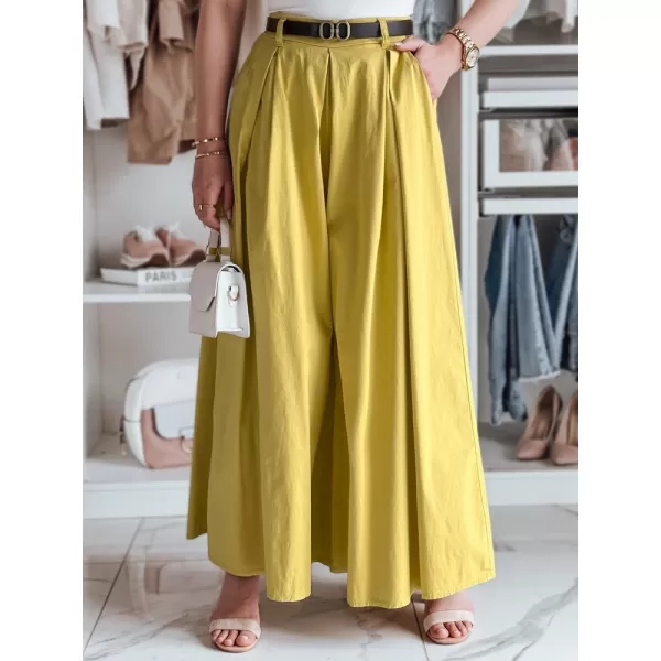  Pantalonii pentru doamne DSTREET FLOWES UY2589 CHIHLIMBAR 