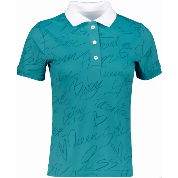  Tricou funcțional pentru femei cu guler premium ALTISPORT VOJ/ALW084TR05 VERDE 