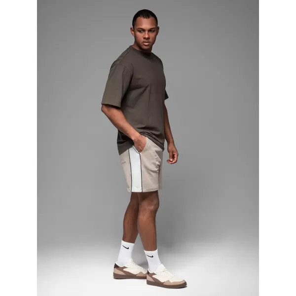  Pantaloni scurți pentru bărbați OMBRE OM-SRSK-0182 BEJ 