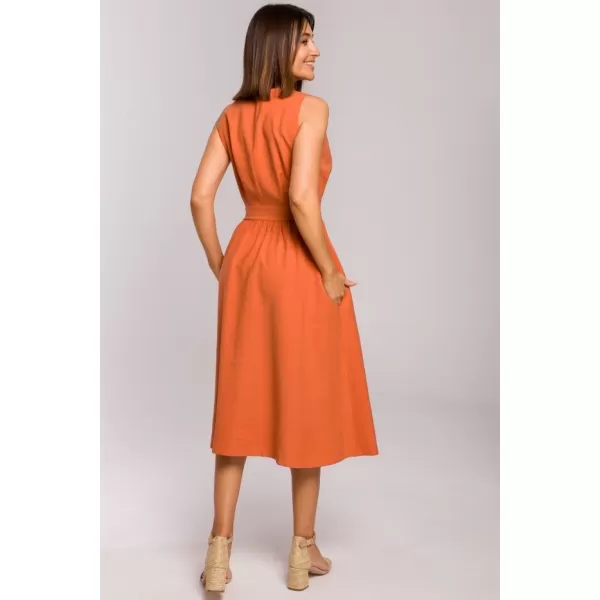  Rochie STYLOVE S224 PORTOCALE 