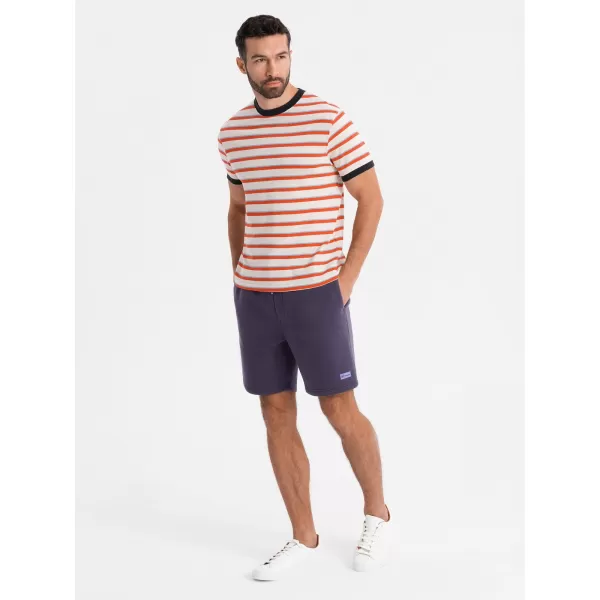  Pantaloni scurți pentru bărbați OMBRE OU-SRBC-0101 VIOLET 