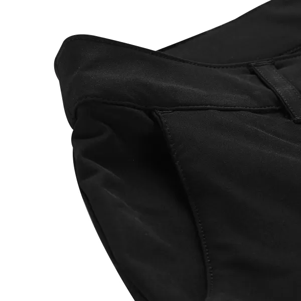  Pantaloni scurți de softshell pentru femei ALPINE PRO BAKA NEGRU 