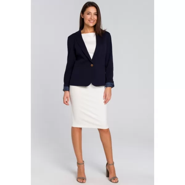  Geaca de dama STYLOVE S154 ALBASTRU MARIN 