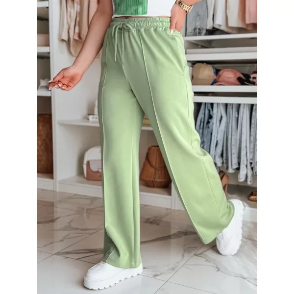  Pantalonii pentru doamne DSTREET DRESSANIK UY2698 VERDE 