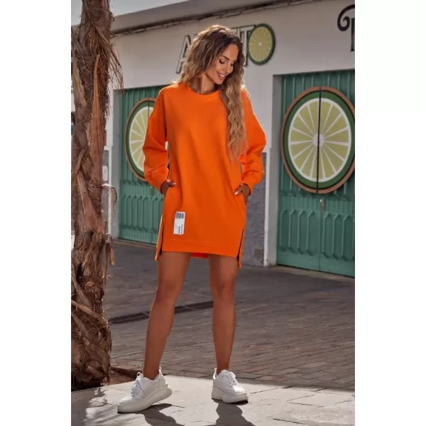  Hanorac de dama MOE M676 PORTOCALE 