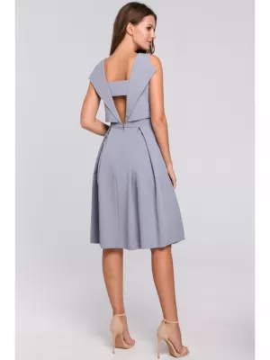 Rochie MAKOVER K005 GRI PORUMBEL