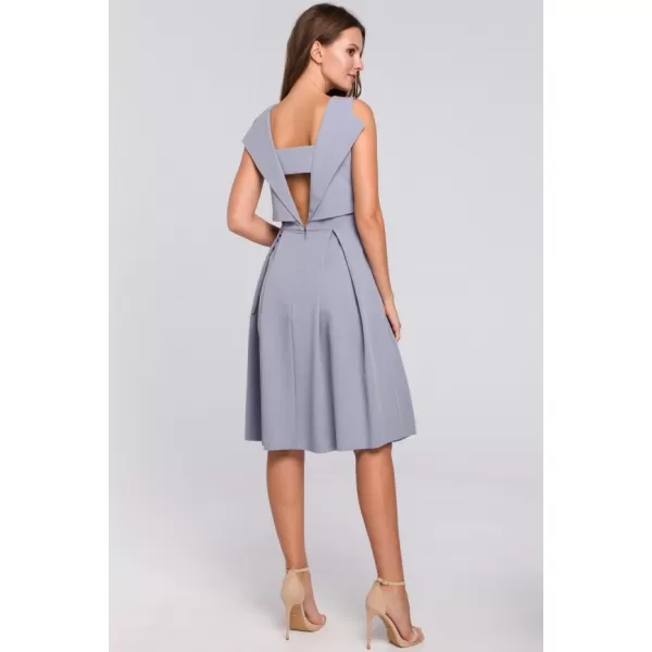  Rochie MAKOVER K005 GRI PORUMBEL 