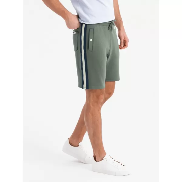  Pantaloni scurți pentru bărbați OMBRE OM-SRSK-0156 MĂSLIN 