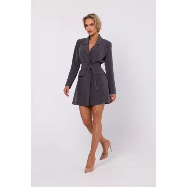  Rochie MOE M749 GRI ÎNCHIS 