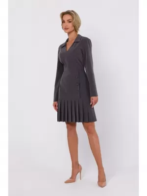 Rochie MOE M752 GRI ÎNCHIS