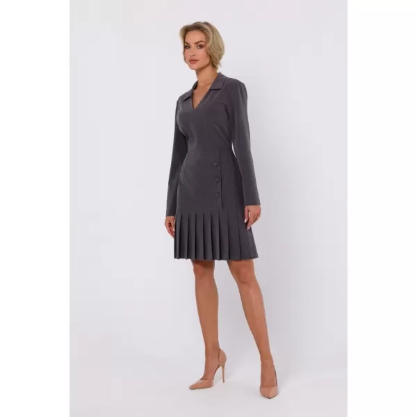 Rochie MOE M752 GRI ÎNCHIS 