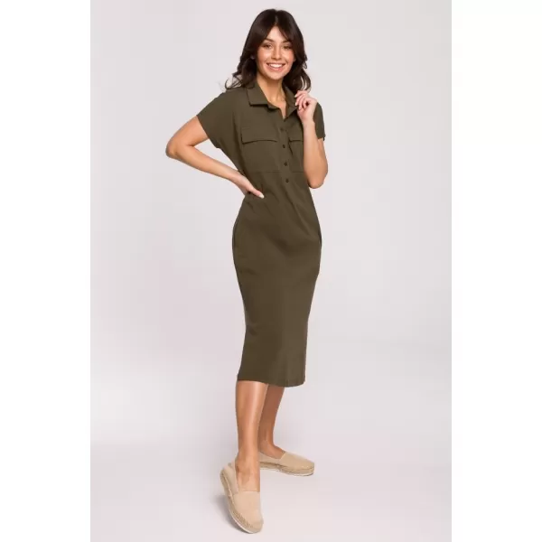  Rochie BEWEAR B222 KAKI 