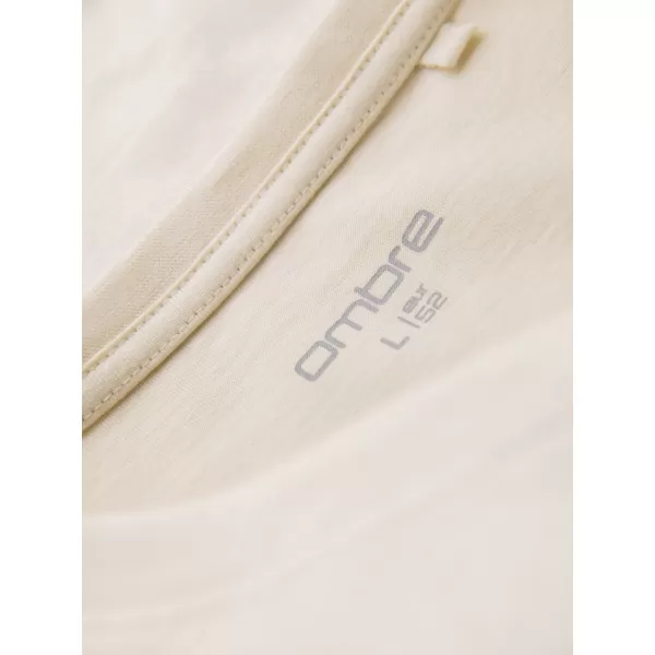  Cămaşă OMBRE OM-TSPT-0199 CREMĂ 