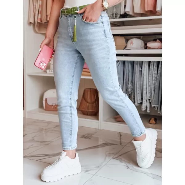  Pantalonii pentru doamne DSTREET FITARINKA UY2422 ALBASTRU 