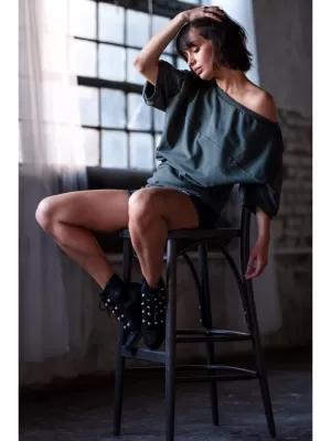 Bluza de dama BEWEAR B079 VERDE MILITAR