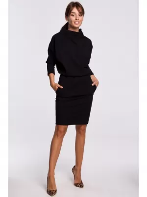 Rochie BEWEAR B175 NEGRU
