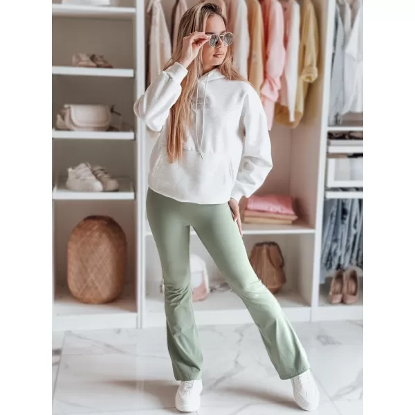  Pantalonii pentru doamne DSTREET FARAFII UY2615 VERDE DESCHIS 