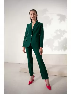 Geaca de dama MAKOVER K141 VERDE STICLA