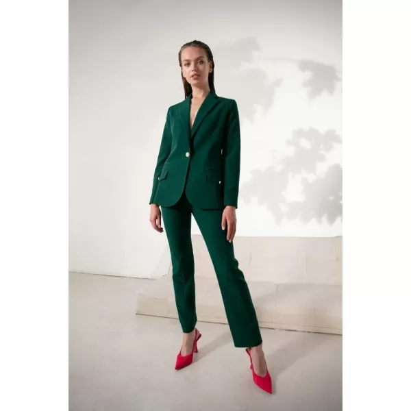  Geaca de dama MAKOVER K141 VERDE STICLA 