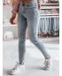 Pantalonii pentru doamne DSTREET ZIPSKINS UY2385 ALBASTRU DESCHIS