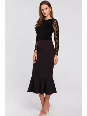 Fusta de dama MAKOVER K025 NEGRU