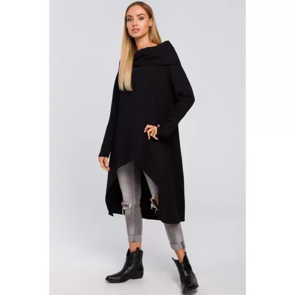  Hanorac de dama MOE M477 NEGRU 