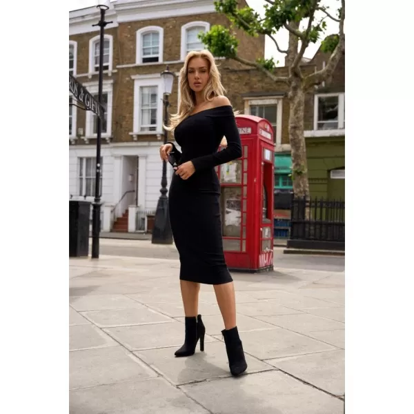  Rochie MOE M757 NEGRU 
