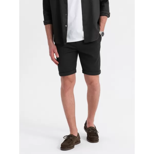  Pantaloni scurţi OMBRE OM-SRCS-0170 NEGRU 