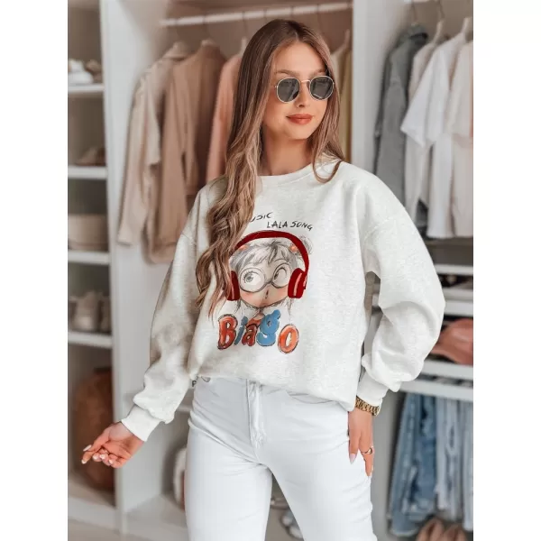  Panoul pentru doamne DSTREET LALA VIBE BY1503 GRI DESCHIS 