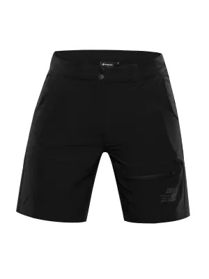 Pantaloni scurți de softshell pentru femei ALPINE PRO BAKA NEGRU