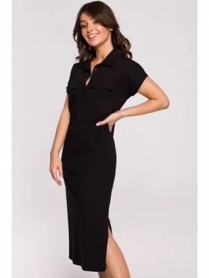 Rochie BEWEAR B222 NEGRU