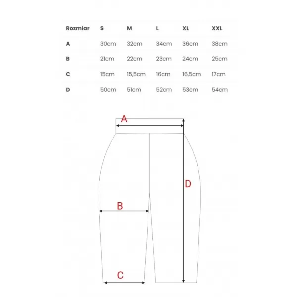  Pantaloni scurți de damă MOE M593 CREMĂ 