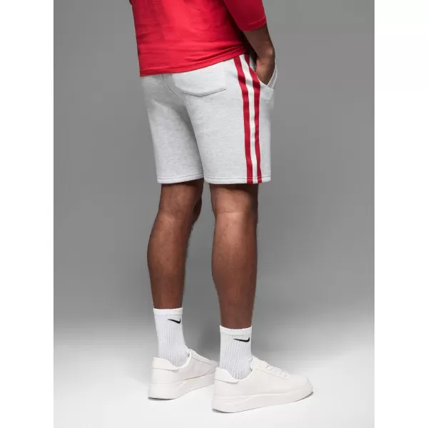  Pantaloni scurți pentru bărbați OMBRE OM-SRSK-0156 MELANGE GRI 