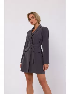 Rochie MOE M749 GRI ÎNCHIS