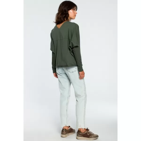  Bluza de dama BEWEAR B094 VERDE MILITAR 