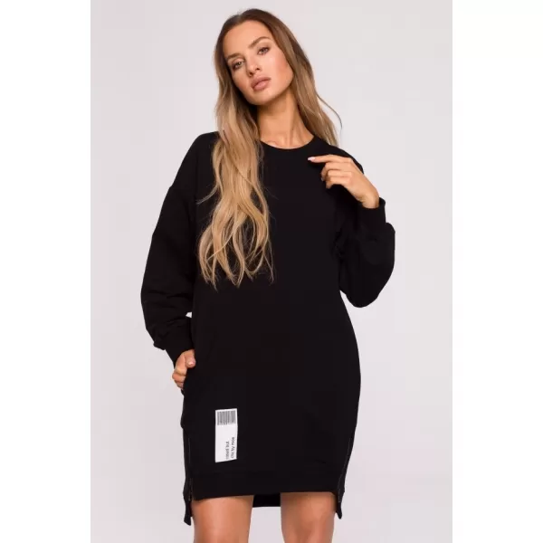  Hanorac de dama MOE M676 NEGRU 